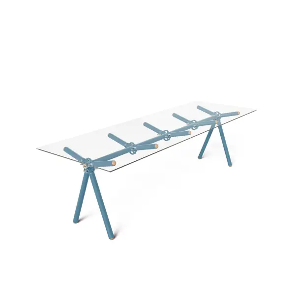 Clavex - Table à manger XL en verre