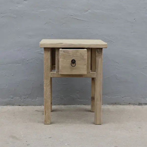 Table de chevet en Orme – Image 2