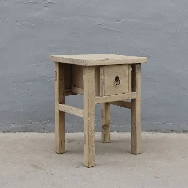 Table de chevet en Orme – Image 3