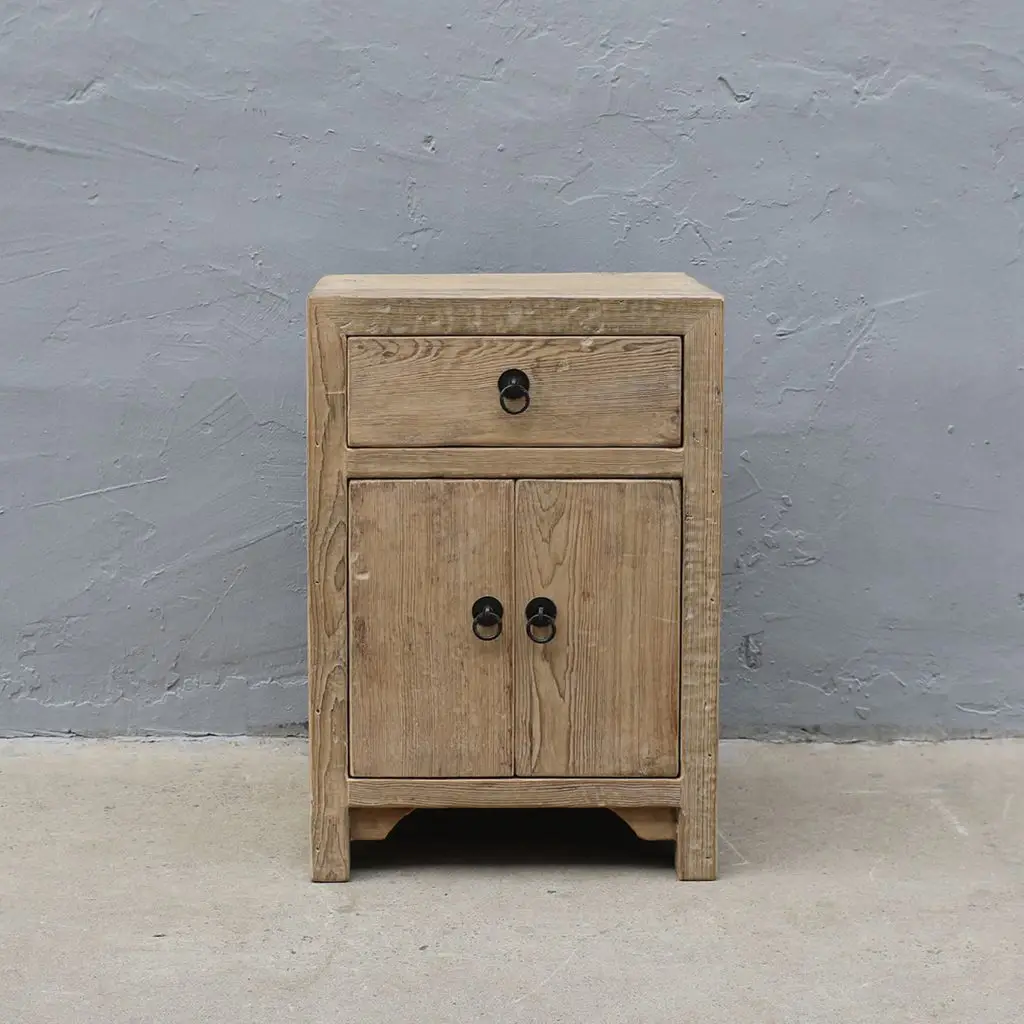 Table de chevet rustique en pin