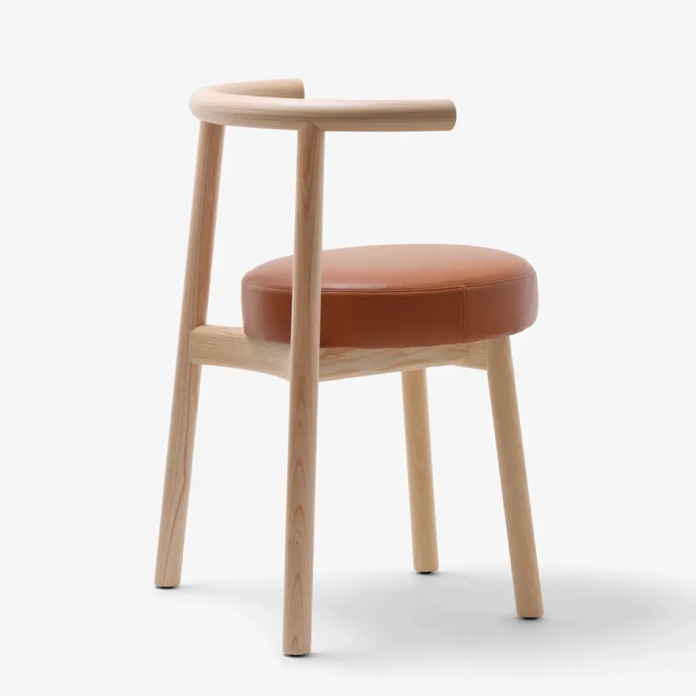 chaise design en cuir - chaise en cuir déhoussable
