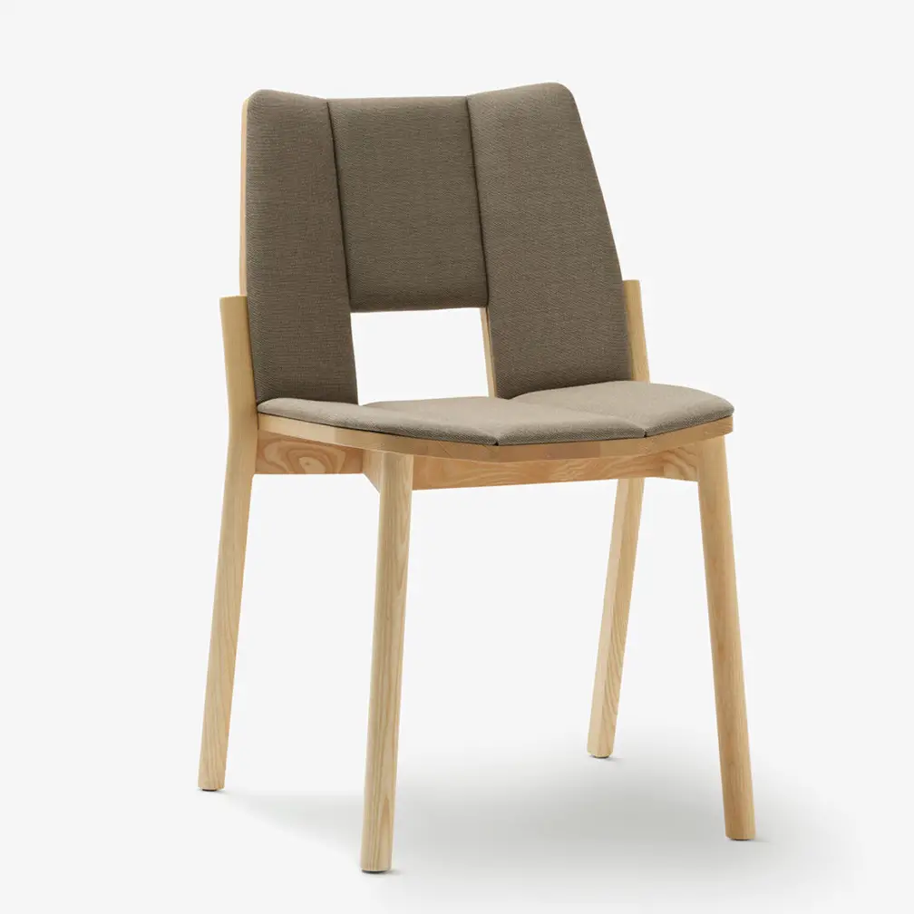 Tronco - chaise élégante en tissu