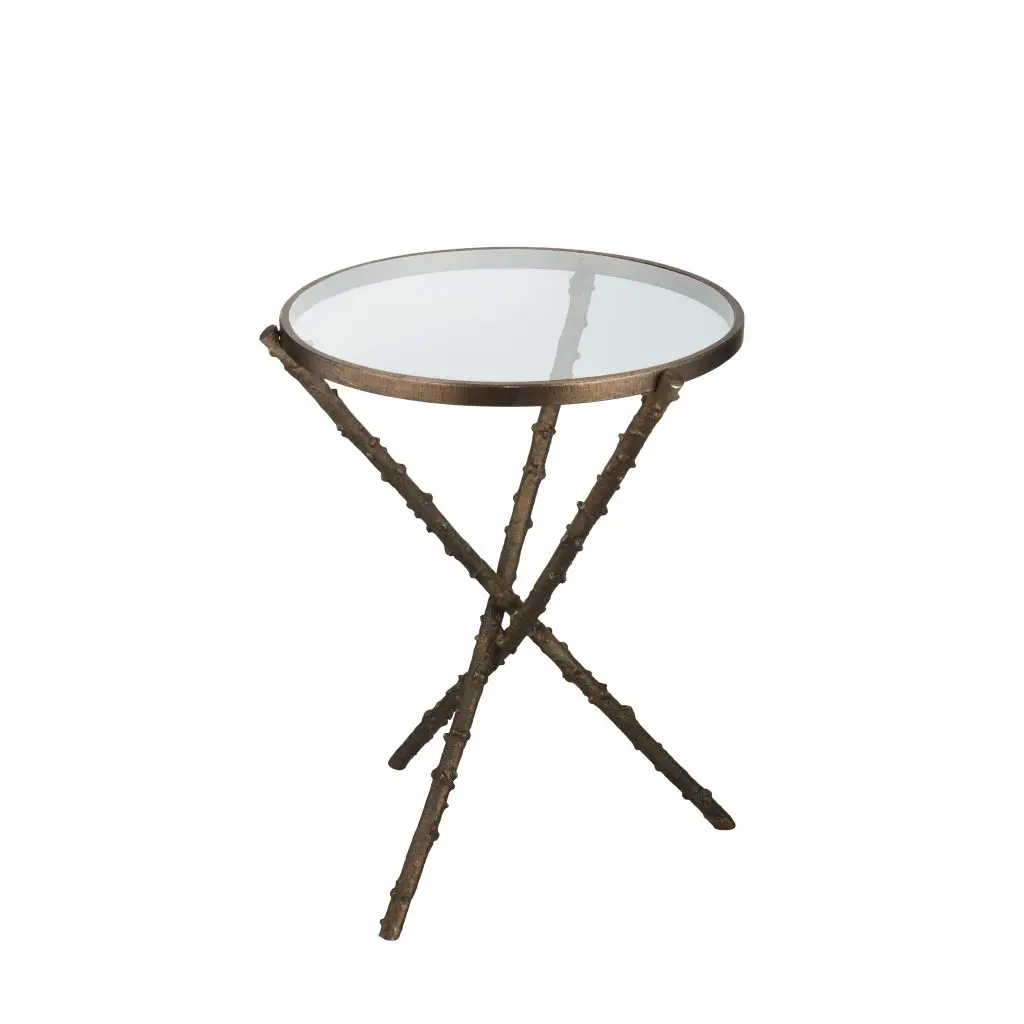 table avec plateau en verre