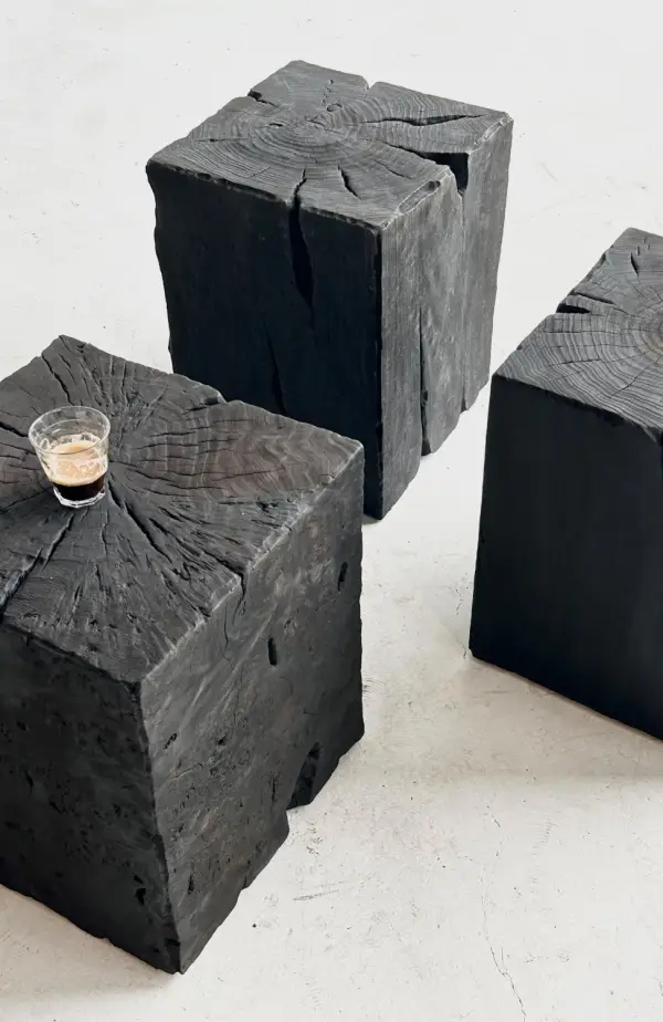 Fuoco - table basse bois massif