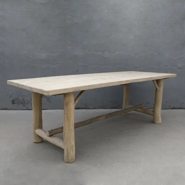 Table à manger Peuplier et Eucalyptus