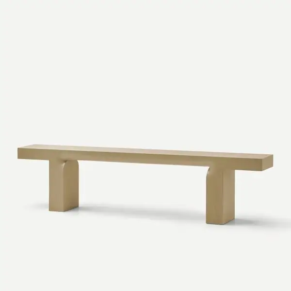 banc moderne en bois naturel