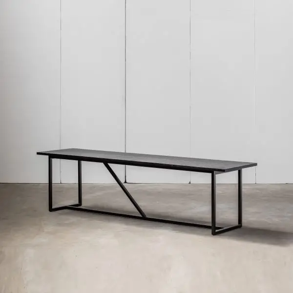 Mesa Nero - banc style industriel
