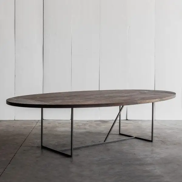 Mesa - table ovale design contemporain