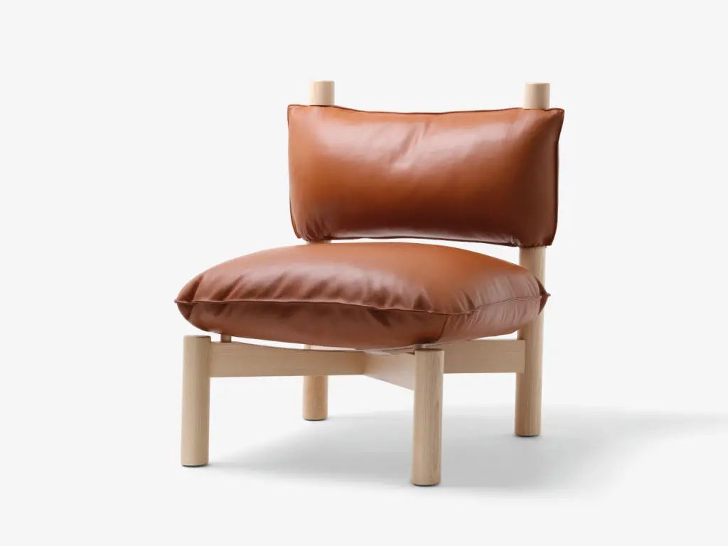 fauteuil contemporain en cuir