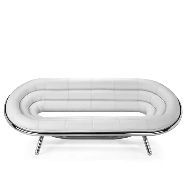Swing - canapé design cuir lisse