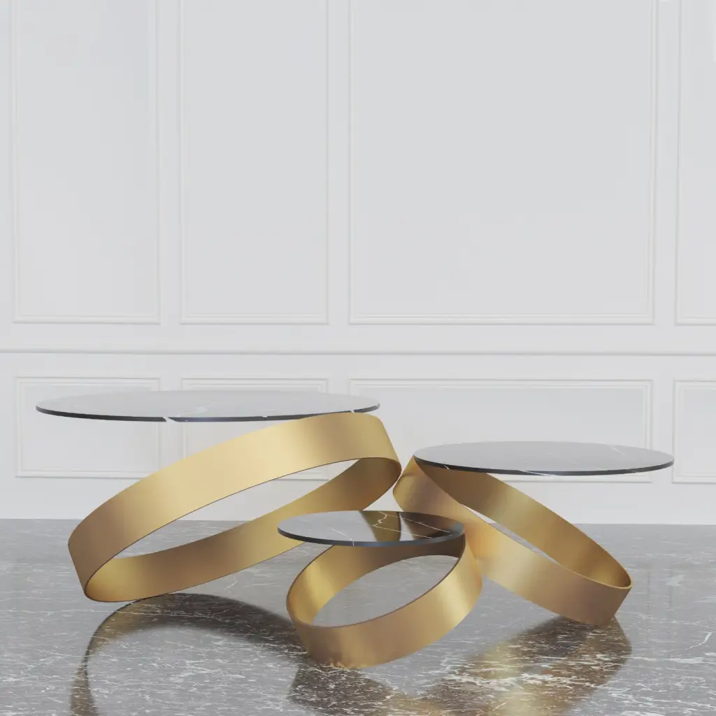 Swing Around - table basse anneaux