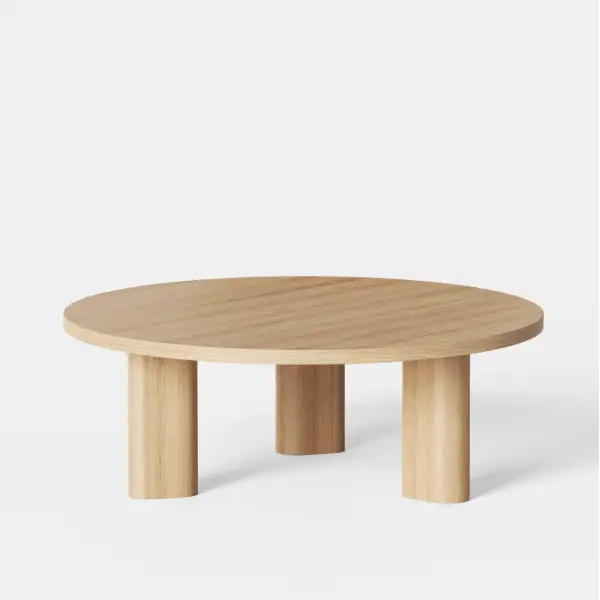 Galta Forte Round - Table basse ronde en bois massif