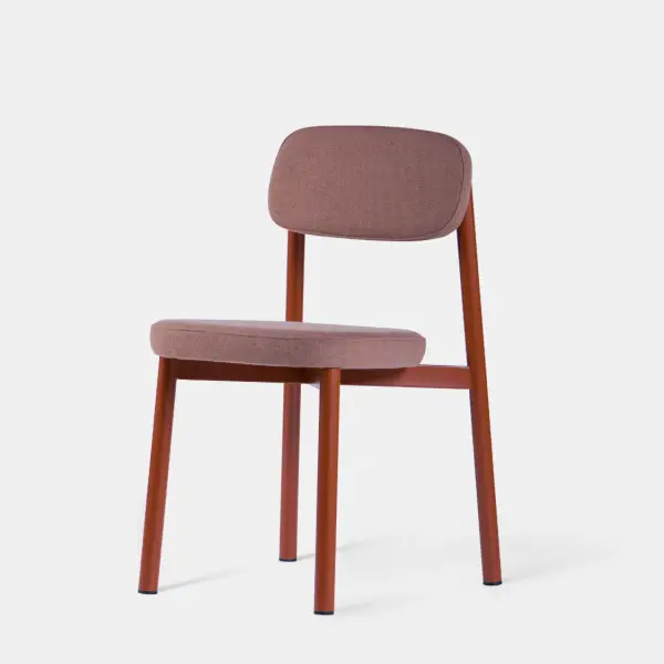 chaise élégante en tissu