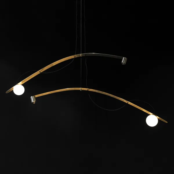 Lustre en aluminium