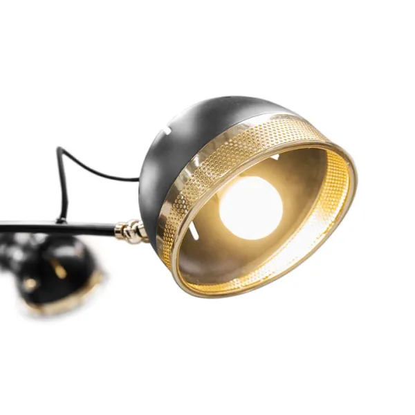 Majestueuse suspension Goodman en laiton et aluminium