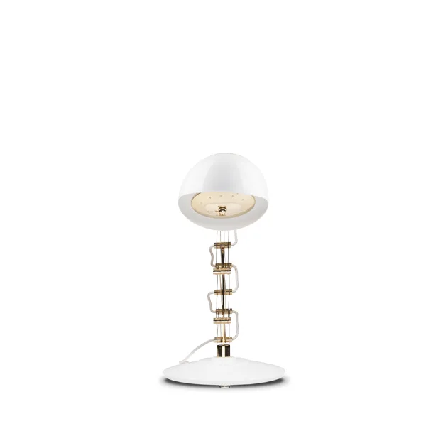 Lampe de table à pied extensible en accordéon Billy
