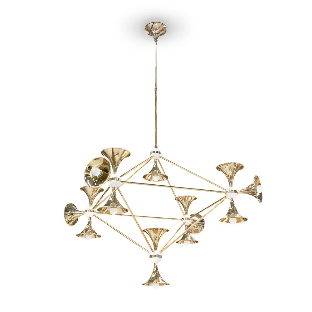 Lustre botti diamant en or et en musique