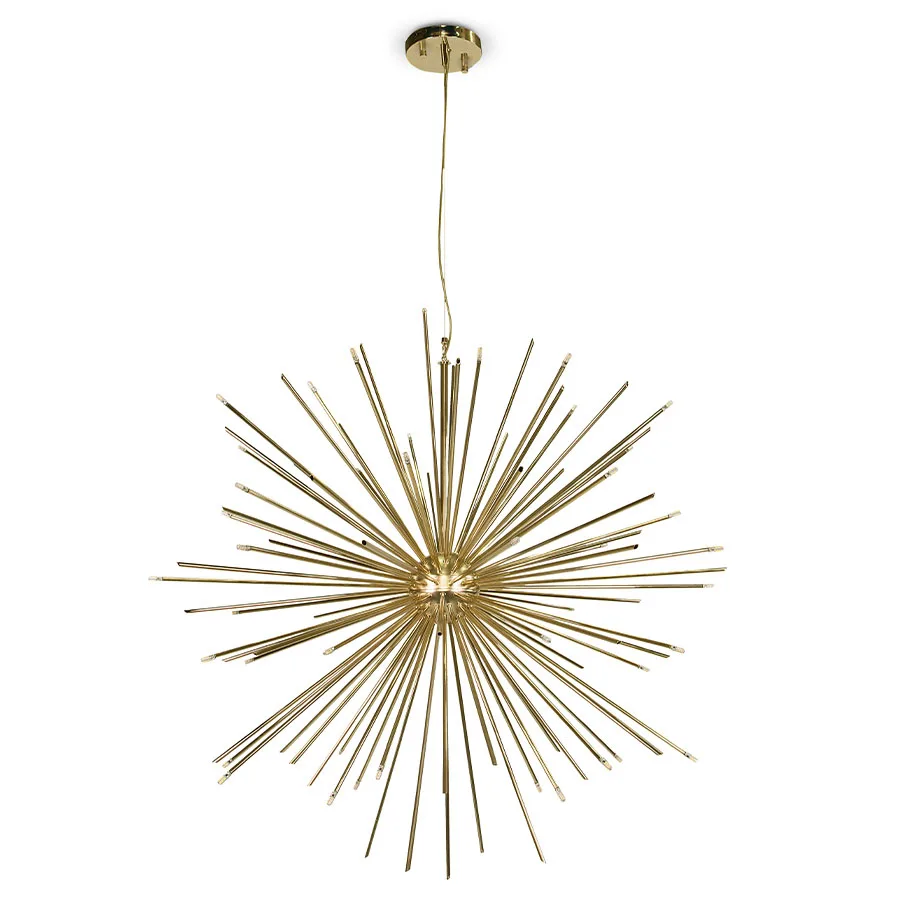 Lustre métallique Cannonball en forme d'étoile