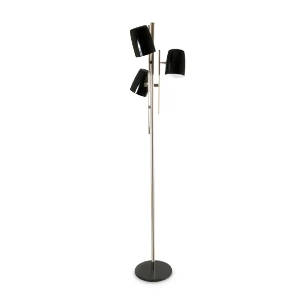 Lampadaire à trois abats-jours