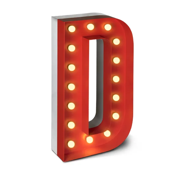 Graphic Lamps - Lampe alphabet à poser ou à mettre en applique