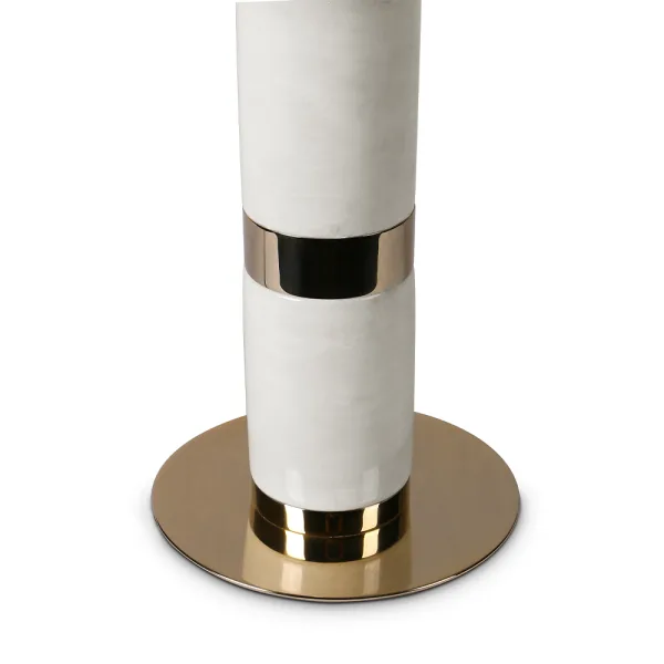 Donna - Lampe à poser en laiton et marbre