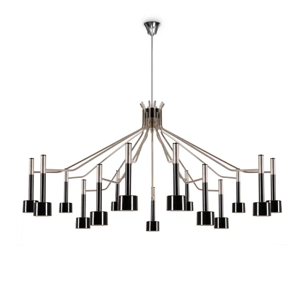 Lustre rond Ella en forme d'étoile