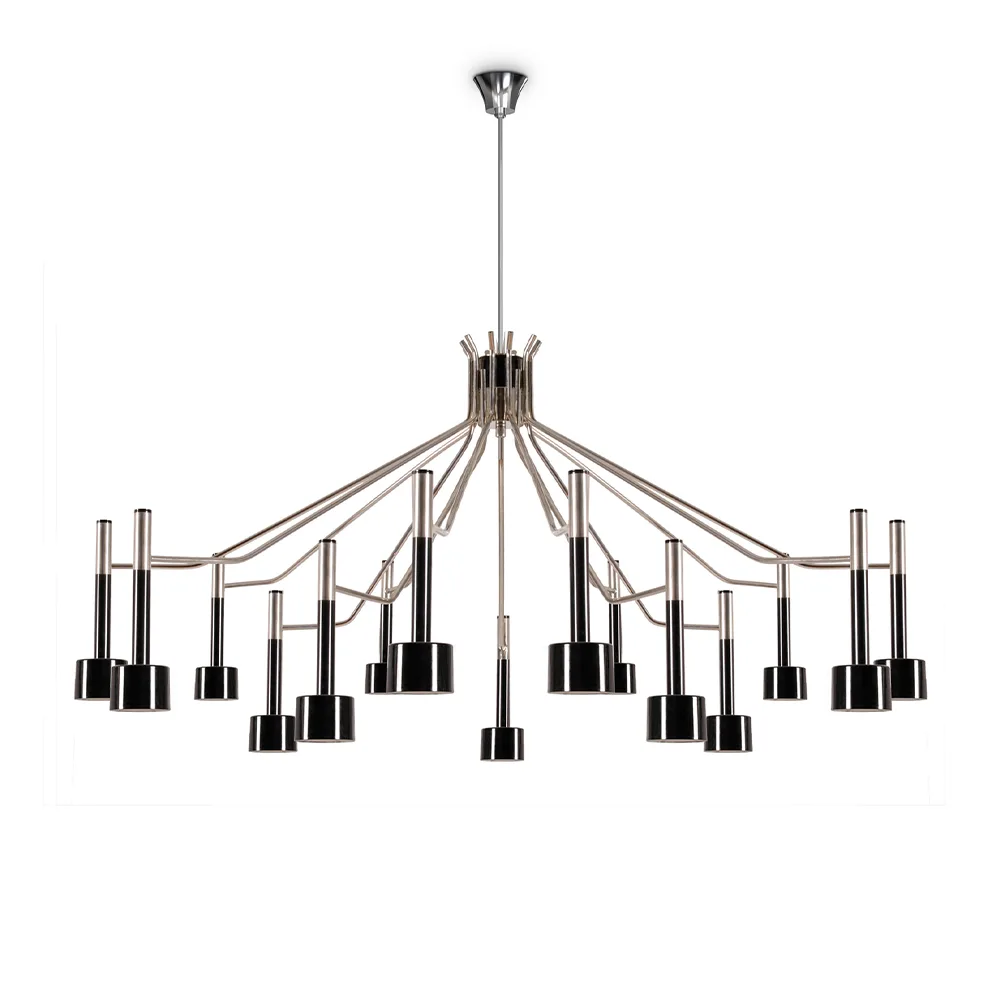 Lustre rond Ella en forme d'étoile