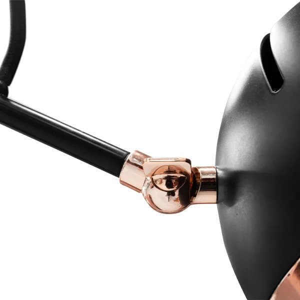 Majestueuse suspension Goodman en laiton et aluminium