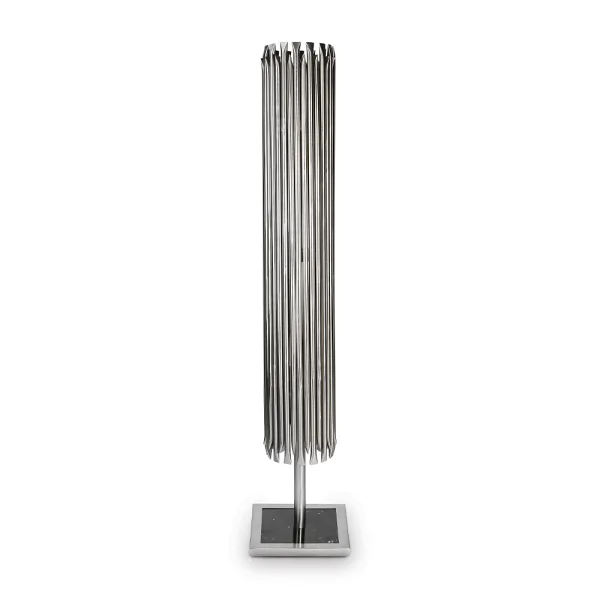 Lampadaire à tubes géométriques en laiton Matheny