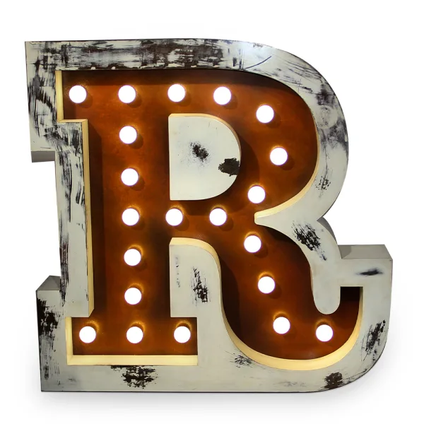 Graphic Lamps - Lampe alphabet à poser ou à mettre en applique