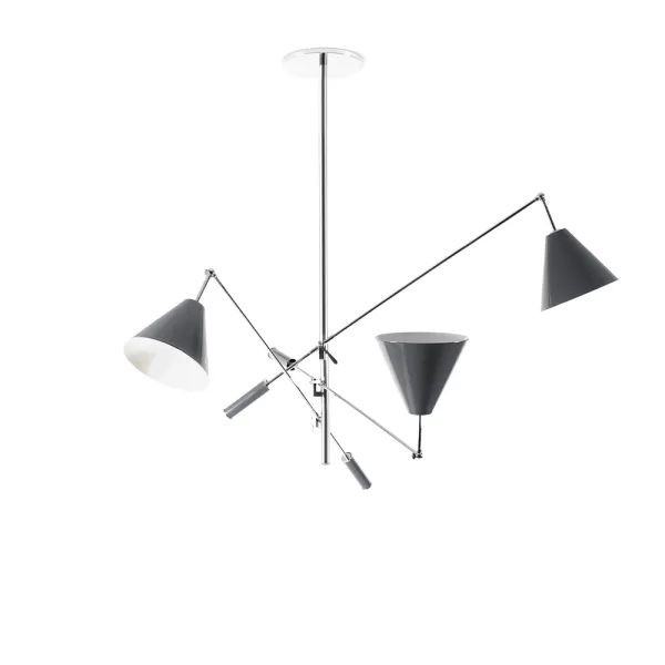 Élégante suspension Sinatra à trois bras