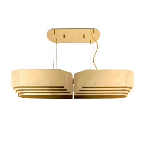 Le lustre Vaughan, design et élégance en pur laiton